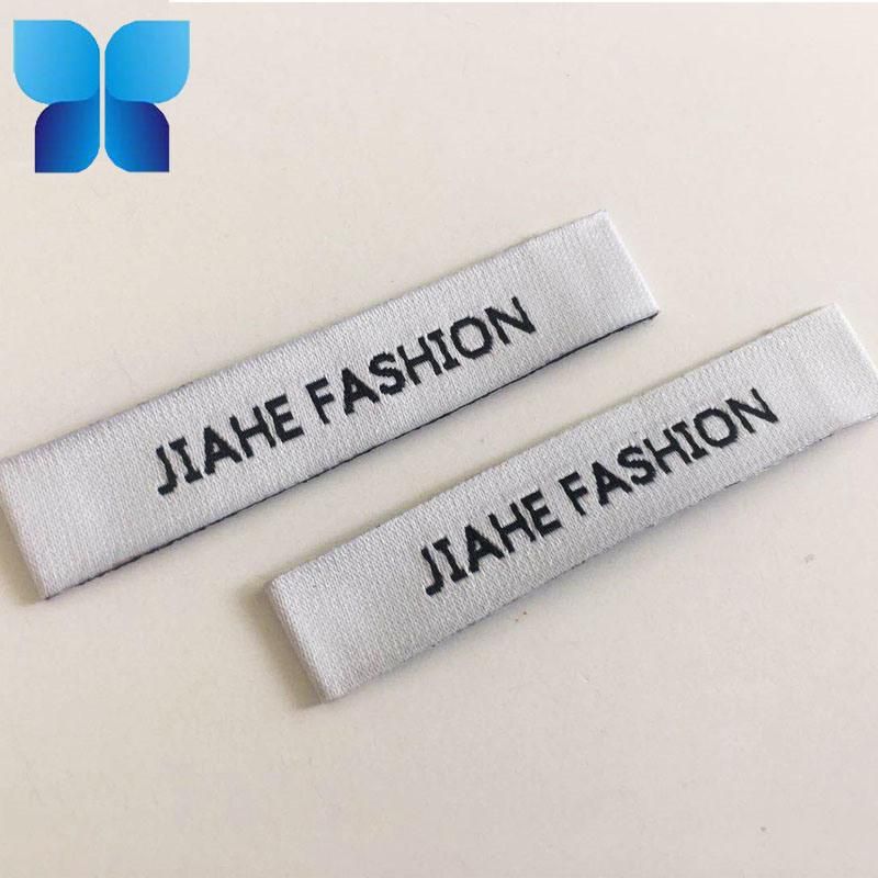 White Satin Print Label for Garment