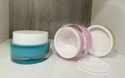 Custom Plastic Cream Jar 15g 30g 50g Acrylic Cream Container for Skincare