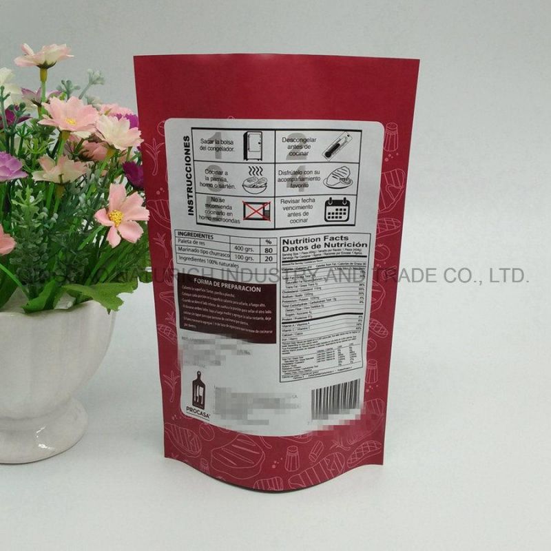 Laminated High Barrier Retort Aluminum Foil Stand up Packaging Bag