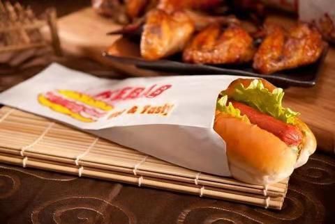 Take Away Tasty Doner Kebabs Hot Chicken Aluminium Foil Paper Bag