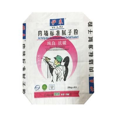 Hot Selling Cement Bag Custom Logo Printing 25kg BOPP Laminated PP Woven Cement Bag