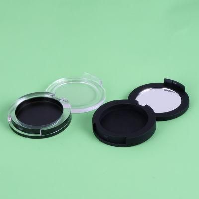 Manufacturer Elegant 0.5g Round Shape Cosmetic Case Plastic Powder Case Compact Powder Case Foundation Case for Comsmetic Packaging