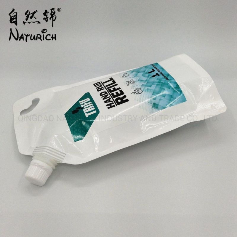 1L Hand Sanitizer Packaging Spout Bag Stand up Plastic Bag