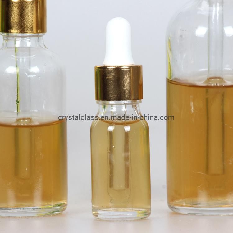 5ml-100ml Green Glass Essential Oil Bottle with Dropper