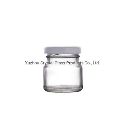 Small Mini 50ml Empty Pudding Jam Honey Glass Jar Container