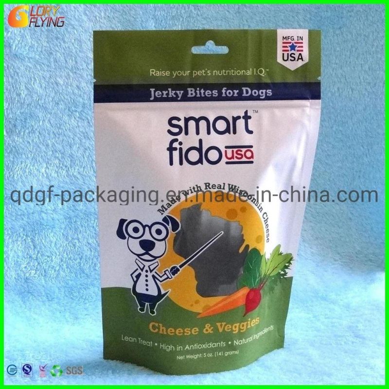 Stand up Food Bag for Dog/Plastic Packaging Zip Lock Bags