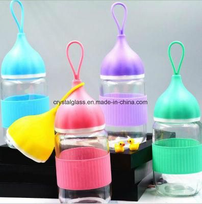 280ml Cute Design Sport Glass Water Bottle