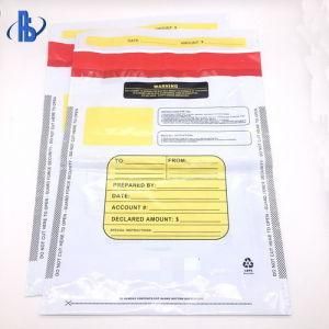 Custom Self Adhesive Clear Bags Plastic Bank Deposit Bags