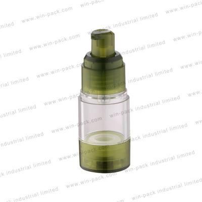 Direct Factory Empty San Airless Lotion Bottle with Green Bottom and Pump