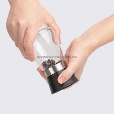 150ml Glass Ceramic Core Salt Pepper Milling with Plastic Cap