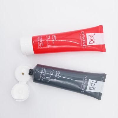Cosmetic Plastic Soft Tube for Facial Cleanser with Screw Cover