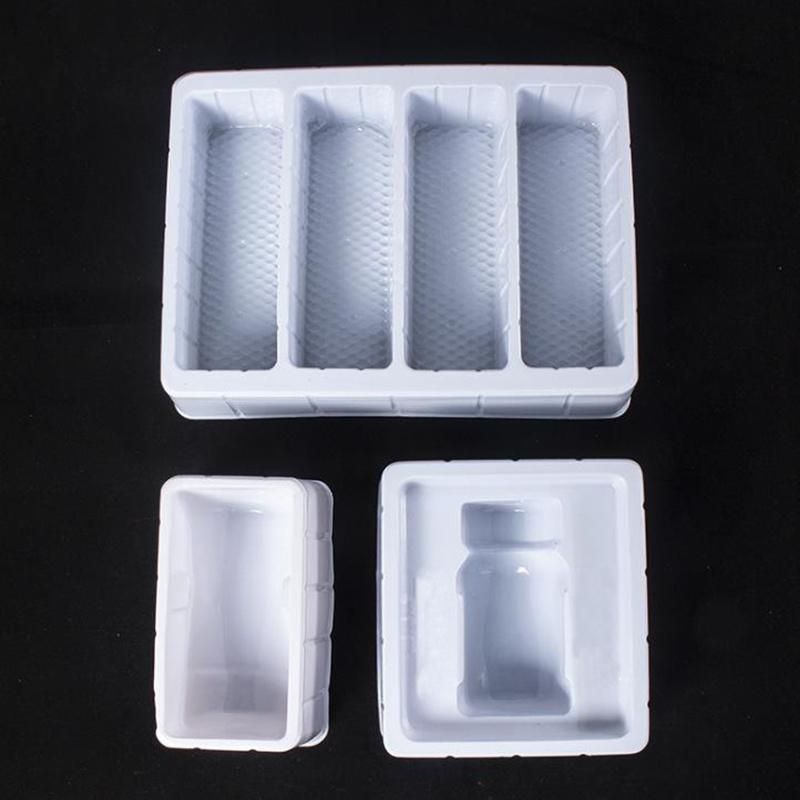 White Plastic Cardboard Blister Pack Blister Tray Supplier