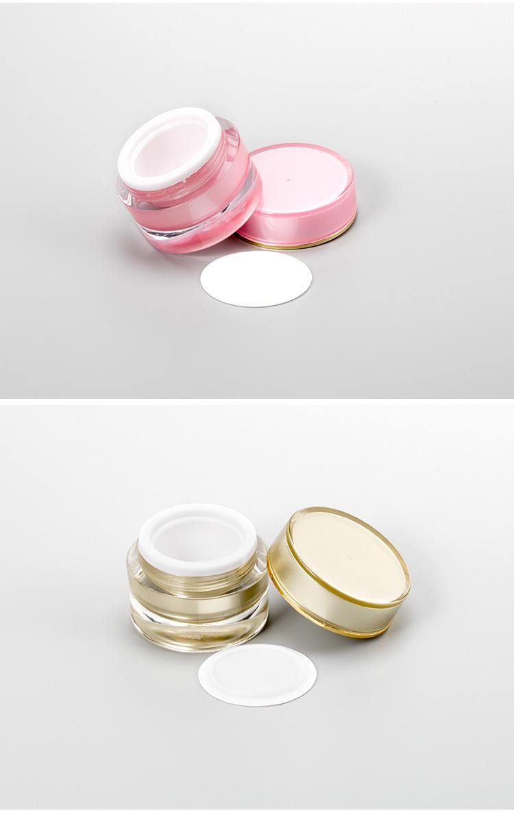 in Stock Low MOQ Factory Direct Sale 10g Plastic Pink Cream Jar Lip Balm Jar Lip Scrub Jar for Beauty Product