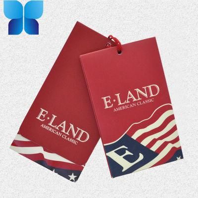Fashionable High Quality Printed Spare Hangtag for Clothing/Luggage