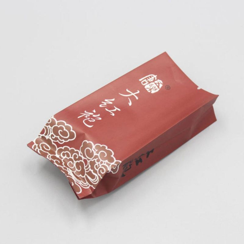 Tea Plastic Food Packaging Bag with Side Gusset