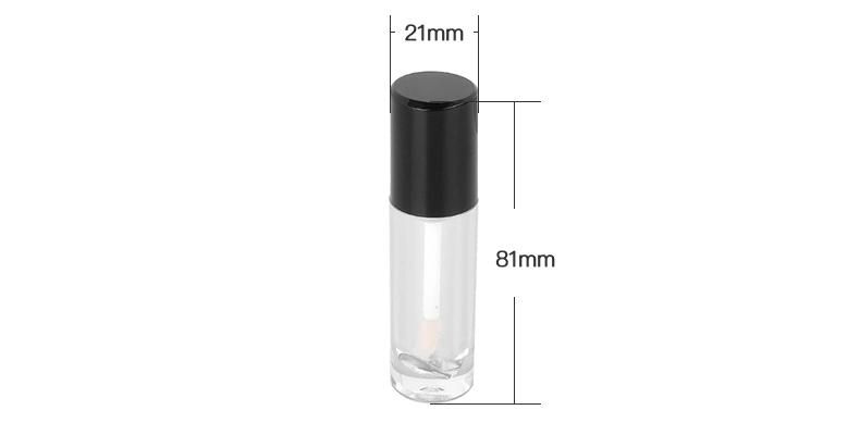 High-Grade Customized Wholesale Makeup Container Cosmetic Packaging Empty Round Plastic Lip Gloss Tube