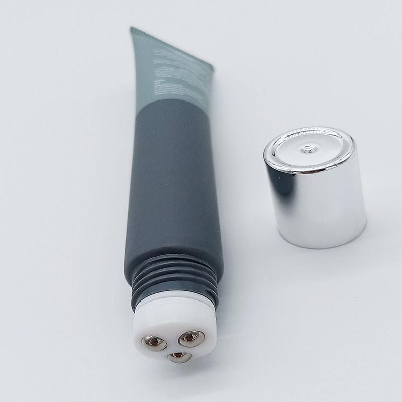 Plastic Cosmetic Tube for Essence with 3 Triple Roller Ball