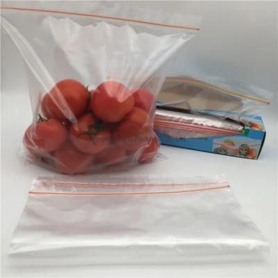 Transaprant Single Color Zipper Zip Lock Plastic Packing Bag