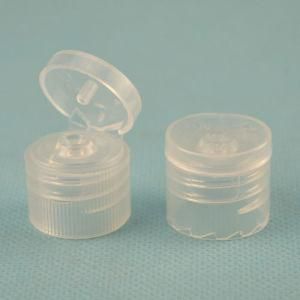 18/410 Stripe Transparent Emulsion Flip Top Cap