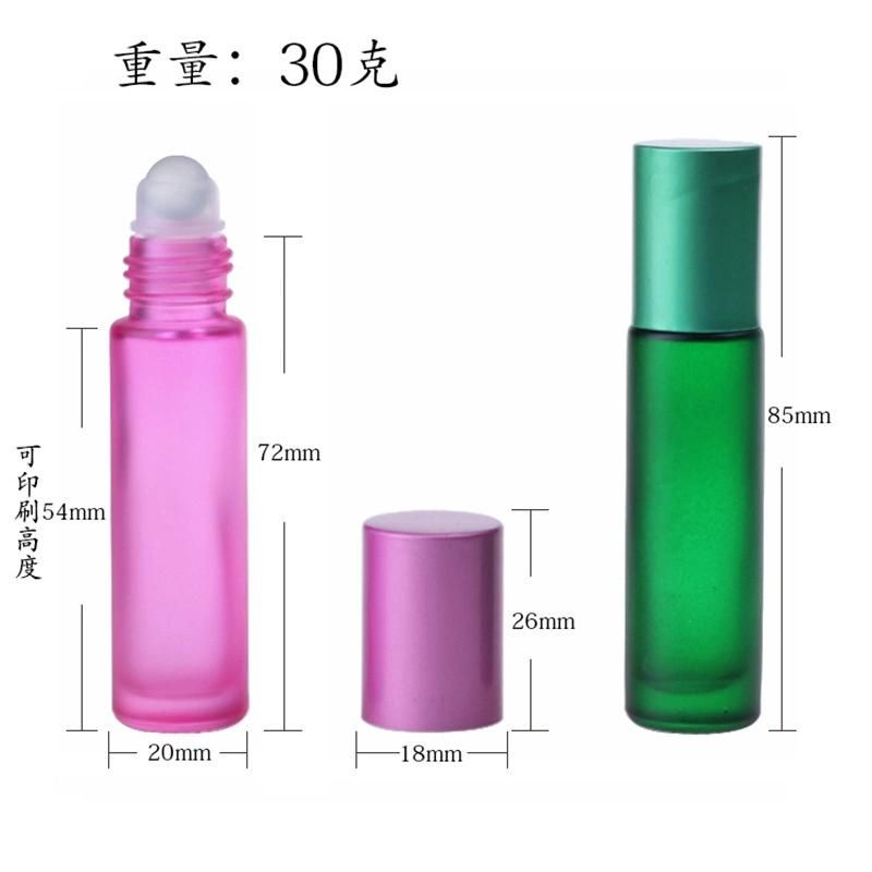 10ml Color Thick Glass Roll on Essential Oil Empty Parfum Bottles Roller Ball