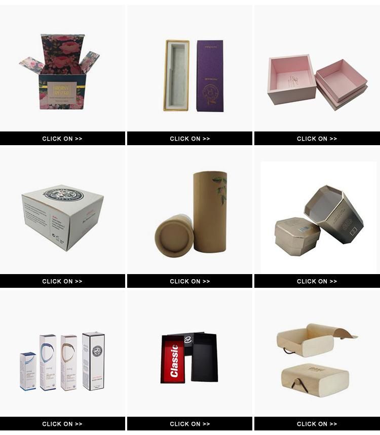 Factory Price Ivory Cardboard Packing Box for Cosmetic Packing in High Quality