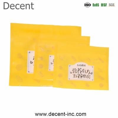 Decent Custom Print Cokies Stand up Plastic Ziplock Pouches for Food Packing Zipper Bags