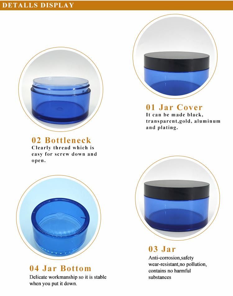 Personal Care Cosmetic Cream Pet Jars