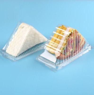 Disposable Clear Triangle Roll Packaging Cake Boxes