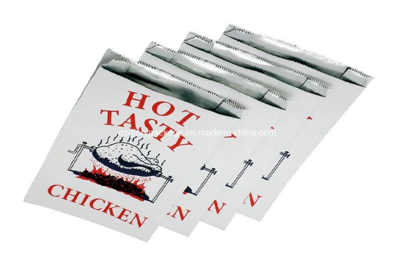 Take Away Tasty Doner Kebabs Hot Chicken Aluminium Foil Paper Bag