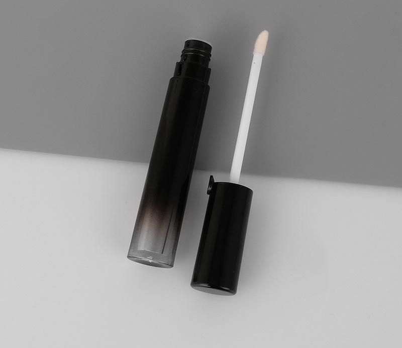 Manufacturer Price Gradient Black Custom Lip Gloss Containers Cosmetic Liptint Bottle Square Lip Gloss Tubes for Makeup Packaging