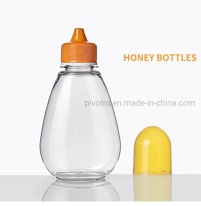 380g Plastic Squeeze Honey Bottle Food Grade Pet Honey Jars