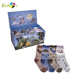 Custom Paper New Design Socks Packaging Box for Gift / Christmas Socks