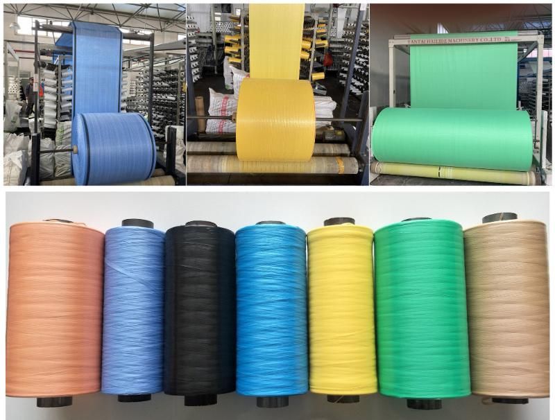 Wholesale Polypropylene PP Woven Plain Tubular Fabric for Raffia Bags Maxisacos Big Bags