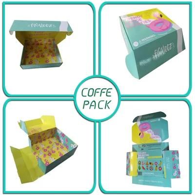 Recycle Paper Material Gift Packaging Box with Colorful Painting