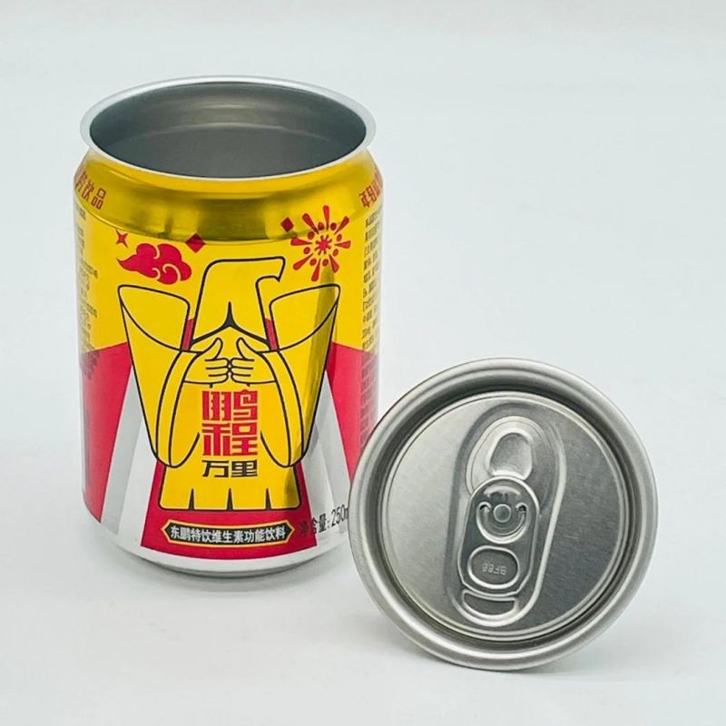 Standard 250ml Aluminum Cans with Ends for Energy Drink