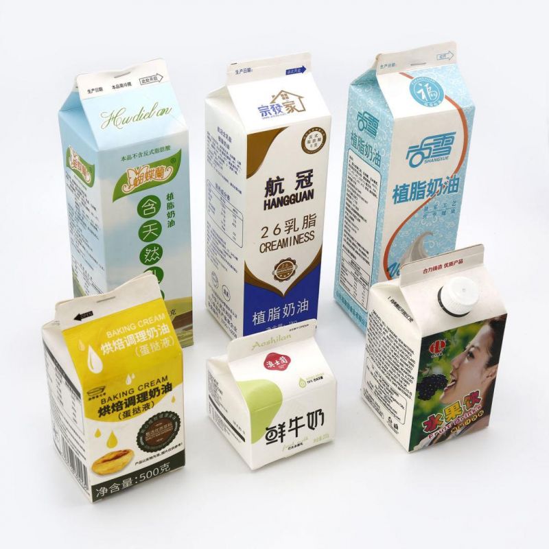 Gable Top Box for Milk and Juice 500ml and 1000ml