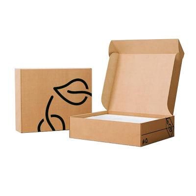 Wholesale Custom Logo Shipping Clothes Packing Gift Corrugated Paper Box