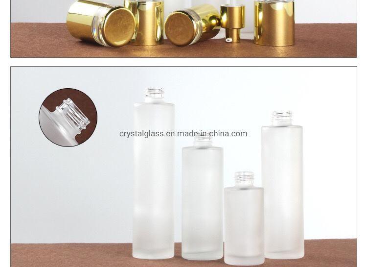 30g 50g Golden Caps Cream Jar for Cosmetic Use in Store