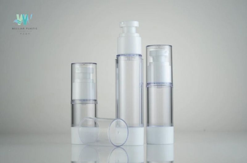 15ml Airless Round Plastic Lotion Pump Sprayer Bottle