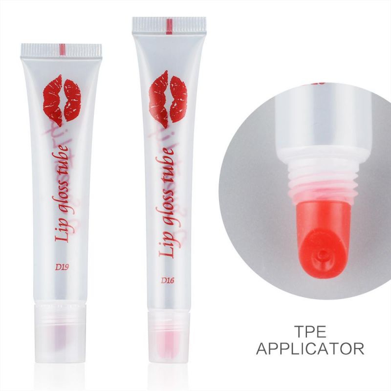 Lip Gloss Container Lipstick Cosmetic Packaging Squeeze Plastic Lipgloss Tube