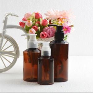 200ml Pet Sloping Shoulder Cosmetic Packing Lotion Pump Spray Shampoo Bottle