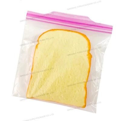 Easy Open Tabs Sandwich Size Zipper Freezer Bag in Color Box