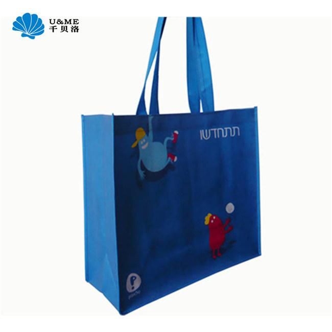 Eco Laminated Non Woven Basket Supermarket Shopping Bag