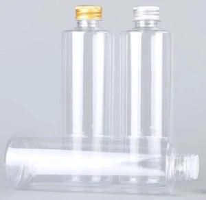 250ml Cylinder Plastic Bottle for Toner with Aluminum Screw Cap