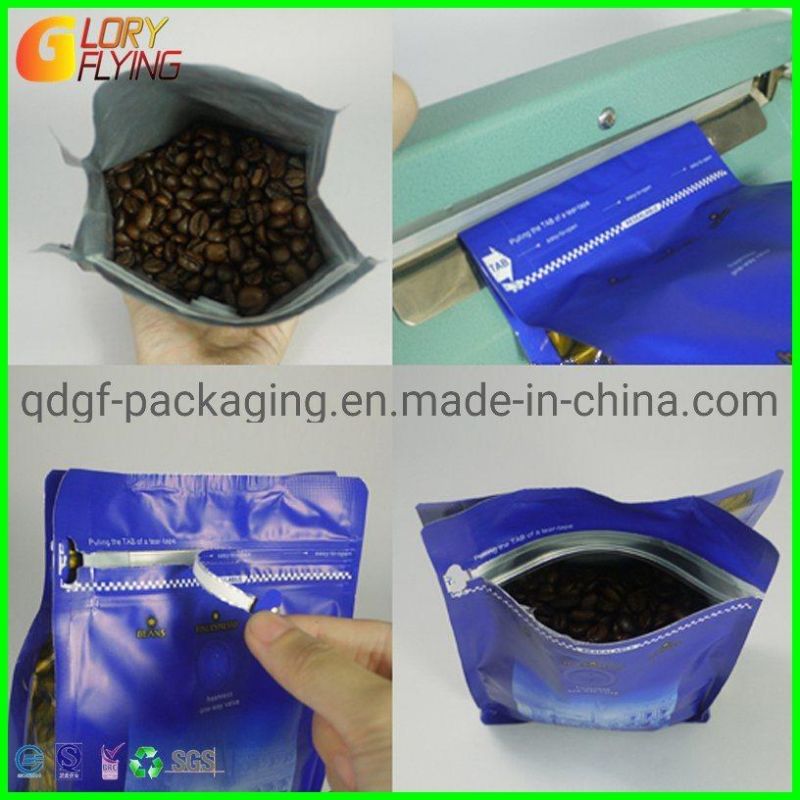 Kraft Paper Plasitc Product Food Packaging Bag for Tea and Coffee