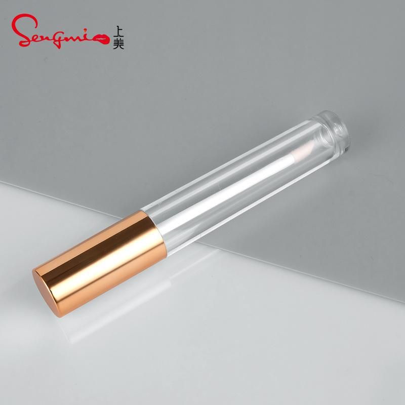 Wholesales Golden Lip Gloss Containers Tube Label Round Liptint Container for Makeup Packaging