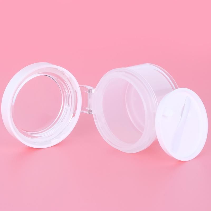 50ml 80ml Popolar-Unique Empty Plastic Transparent Cream Jar