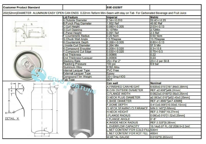 Custom Made Beer Can Aluminum 500ml