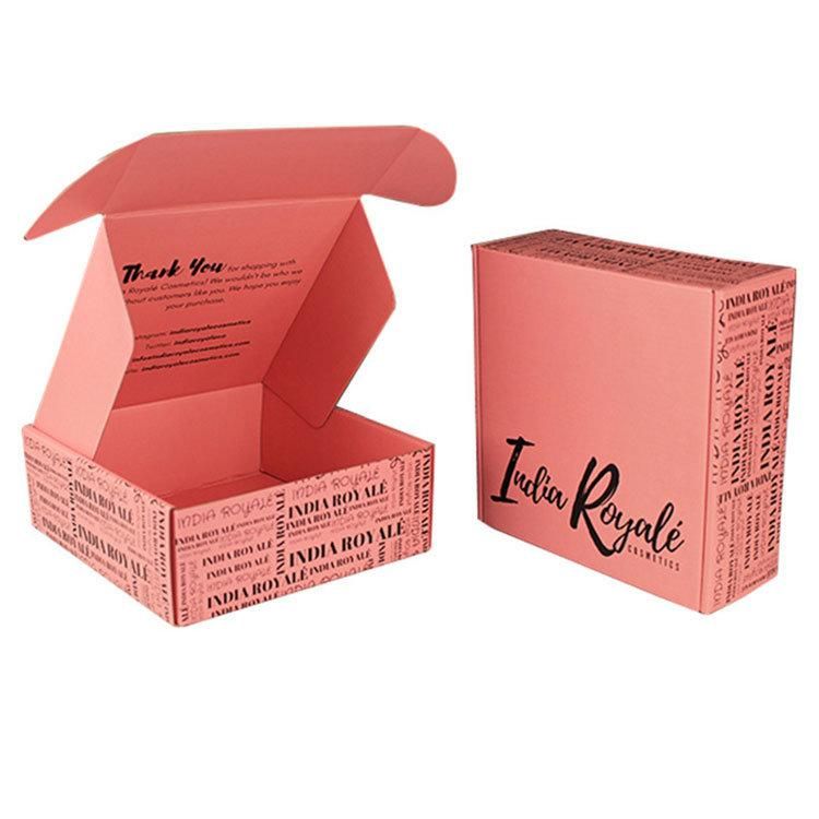 Carton Paper Packaging Cardboard Shipping Box White Custom Corrugated Mailer Boxes for Shoe