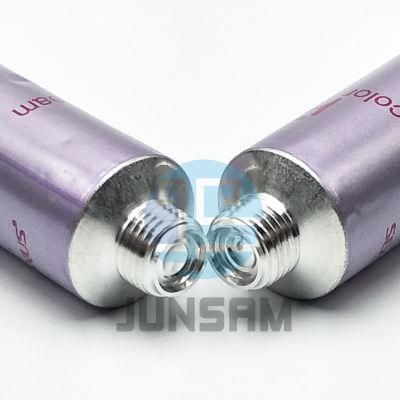 Hair Dyeing Cream Tube Packing Offset Printing Aluminum Collapsible Pricing